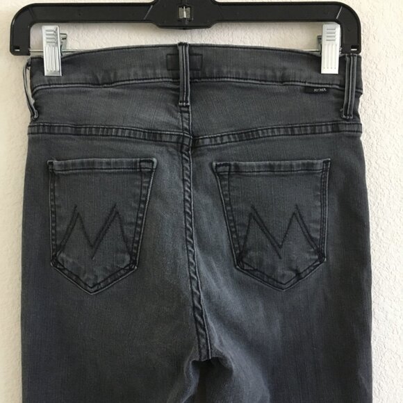 Mother Jean Womens 25 Gray The Stunner Zip Ankle Step Fray Lighting Up Lanterns - Picture 10 of 15